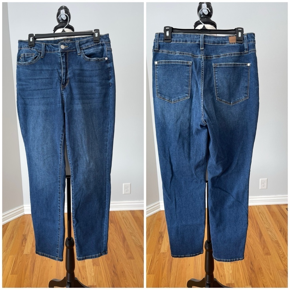 Judy Blue size 30 junior 11 denim jeans stretch modest mature casual
